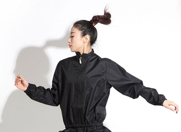 暴汗服瑜伽上衣女跳操健身爆汗衣舞蹈练功服出汗少脂不减胸排汗服
