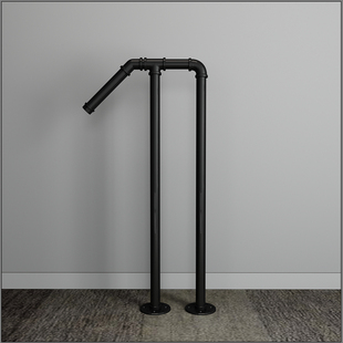 花园把手楼梯扶手栏杆走廊台阶老人防滑扶梯拉手儿童镀锌钢管极简