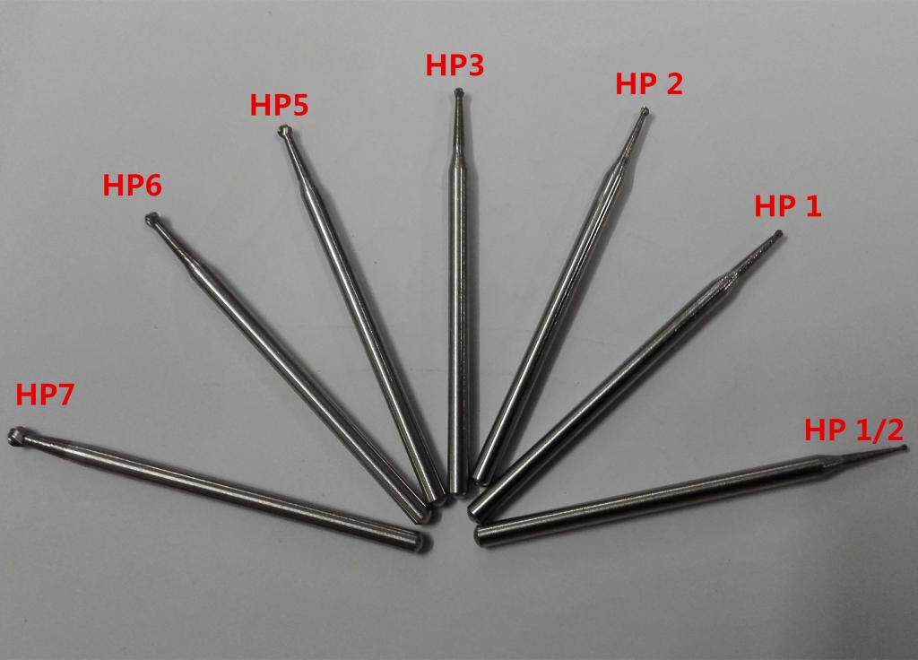球钻 低速直柄钨钢车针 技工专用 技工室 慢速牙科车针hp1/2-hp8