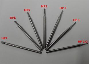 球钻 低速直柄钨钢车针 技工专用 技工室 慢速牙科车针HP1/2-HP8