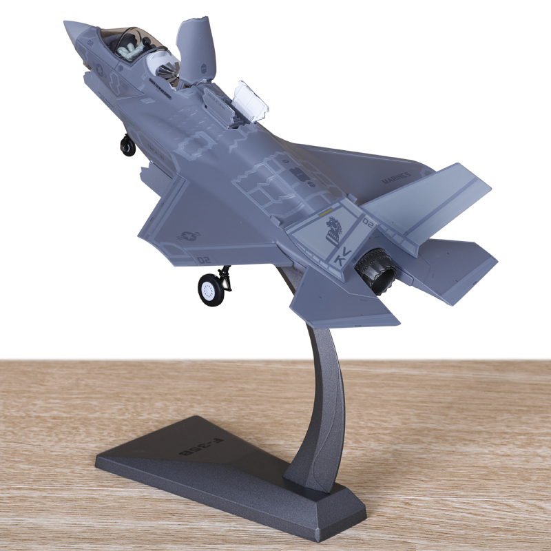 L1:72F35A战斗机F35B垂直起降F35c舰载机合金仿真军事战斗机模型 玩具/童车/益智/积木/模型 飞机模型 原图主图