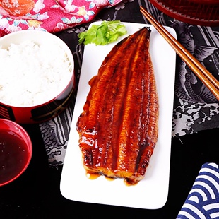 拍2件包邮顺丰日式蒲烧鳗鱼2×250g加热即食鳗鱼熟食碳烤鳗鱼料理
