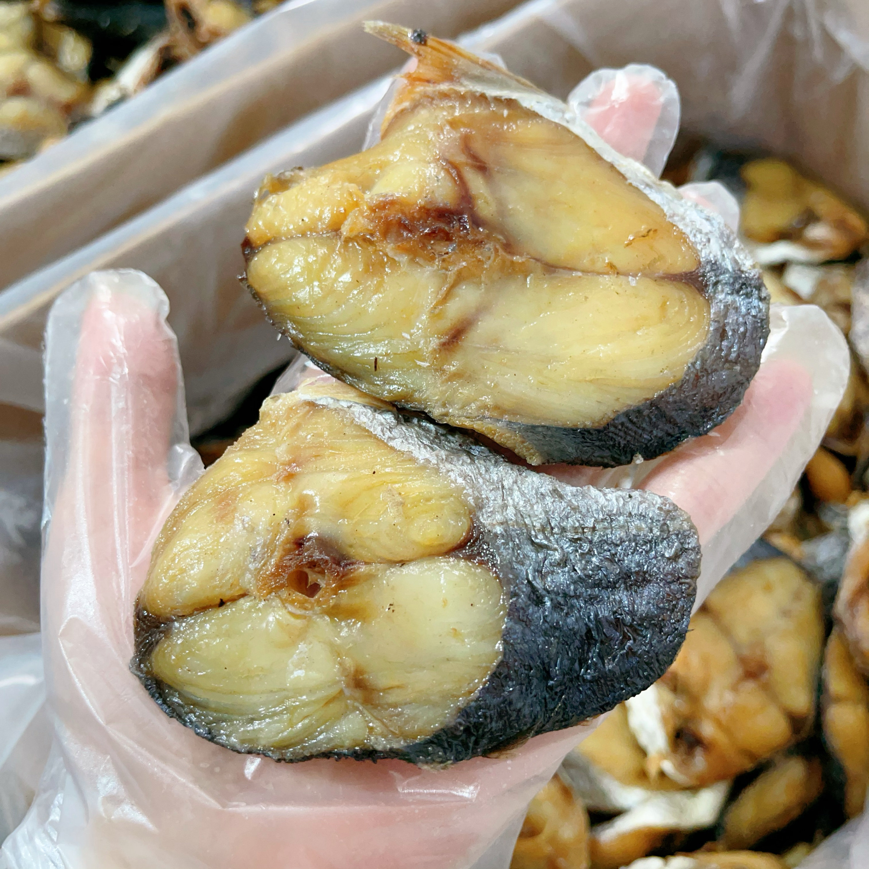 福建特产新鲜炸马鲛鱼开袋即食免加工鱼干500克冷冻保存 干煎卤水
