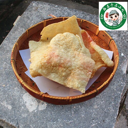 福建特产炸猪肉皮猪皮干 高胶原蛋白  煮杂烩汤用