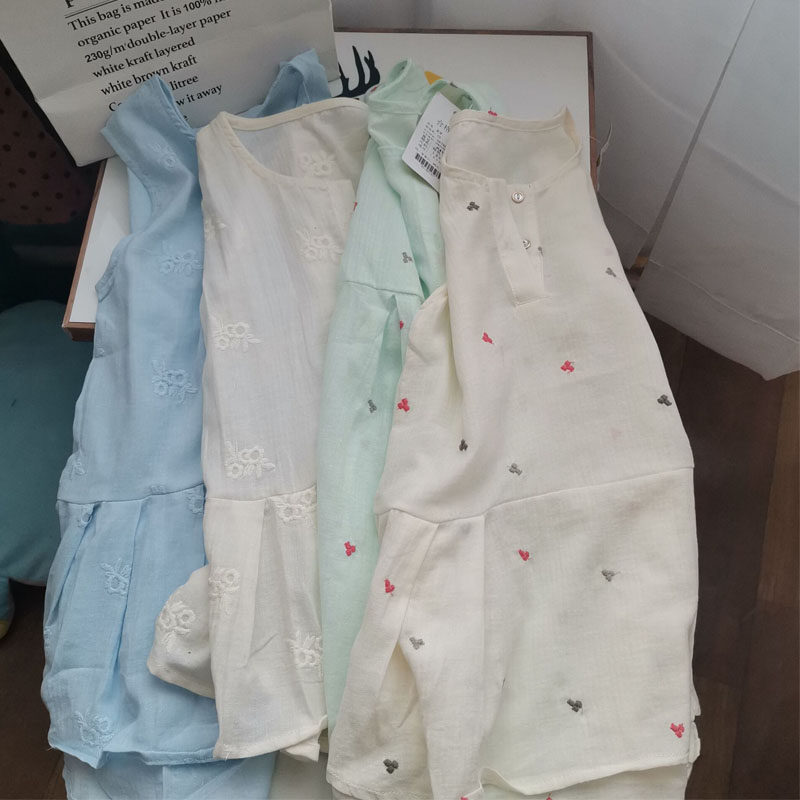 清货款女童背心连衣裙儿童薄款柔软小连衣裙女宝宝夏款薄薄裙子