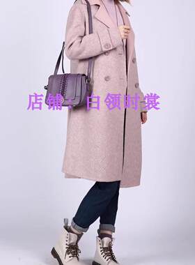 珂蕾朵姆专柜正品冬季新毛呢外套大衣 KJ4H12清仓甩货