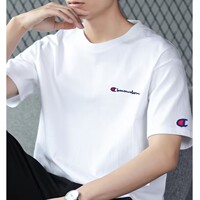 奧特萊斯2024夏季新款t恤男純棉短袖男士情侶寬松圓領(lǐng)體恤女白色