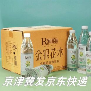 （2箱）润浪金银花水饮料银花露 520m/瓶 整箱夏季解渴0脂0卡健康