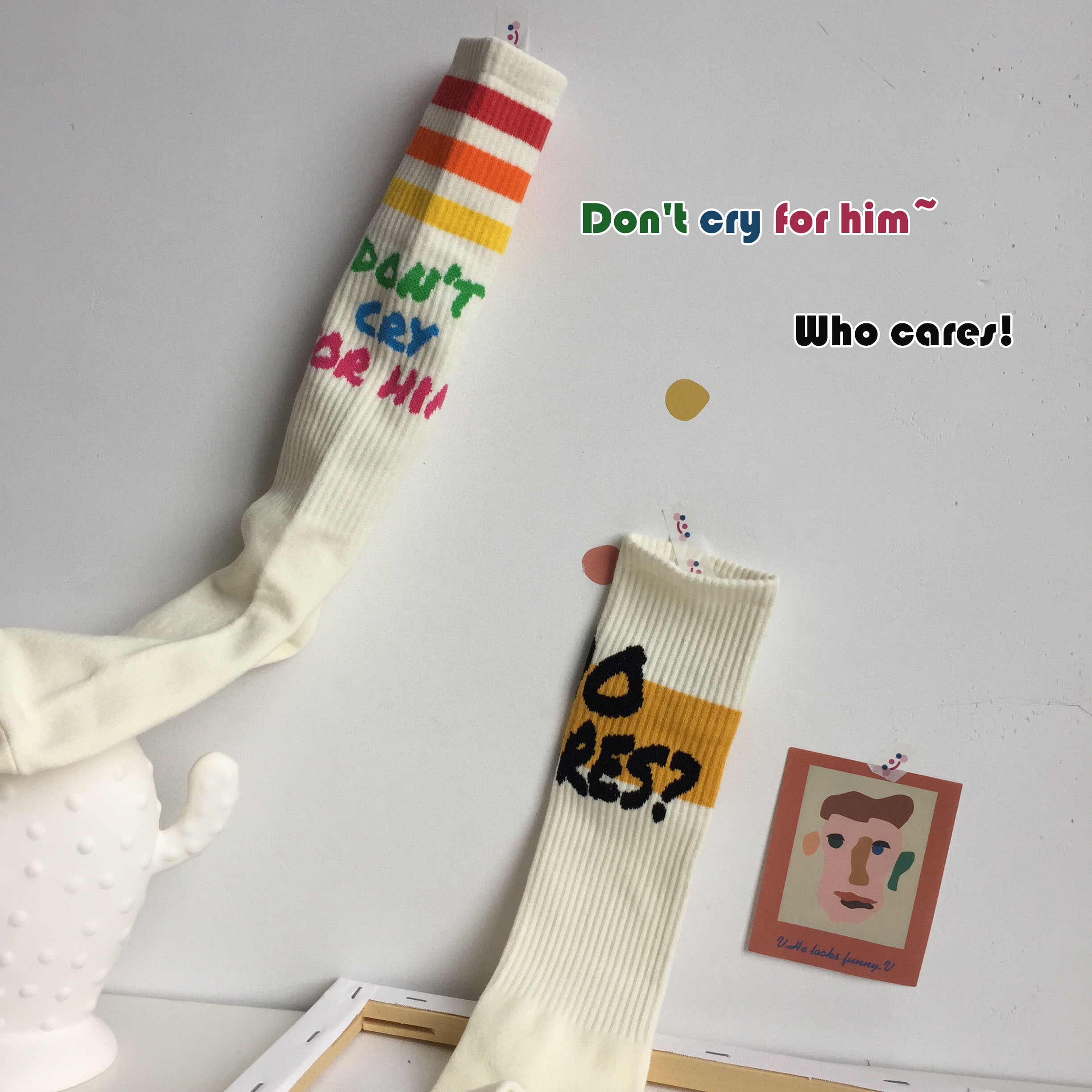 ~高筒子街头运动袜4双包邮长筒袜