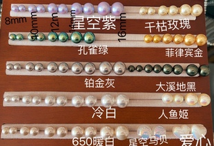 925银针ins港风复古高级感施华洛强光大珍珠耳钉女百搭