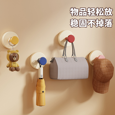 吸盘玄关多巴胺挂钩门后挂衣架