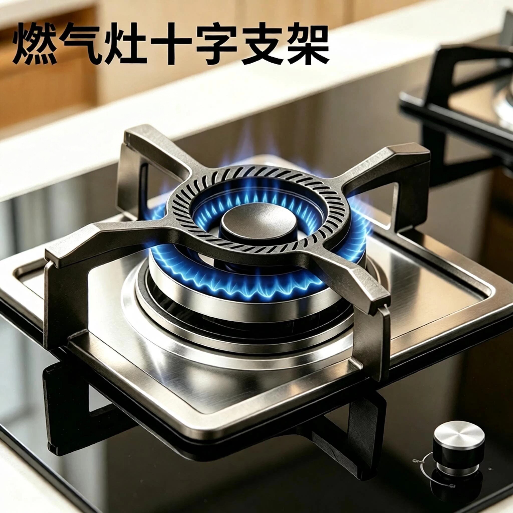 燃气灶十字架托防滑支架