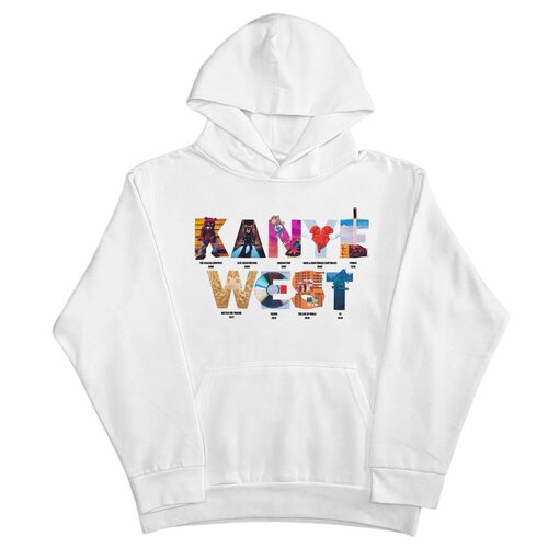 KANYE专辑合集加绒帽衫