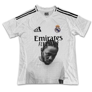 LAMAR 短袖 说唱歌手集合 足球服 春夏人像印花 球服REMAKE KANYE