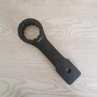 特大超重型敲击梅花扳手单头加厚锤挨击打扳手27/32/36/115/120