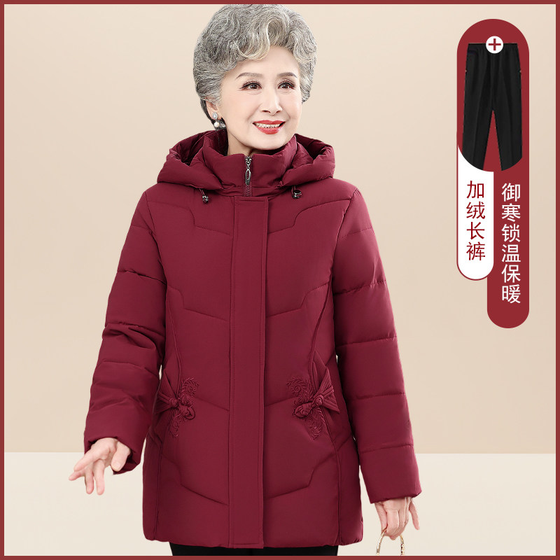 中老年人棉袄女奶奶冬装棉服妈妈