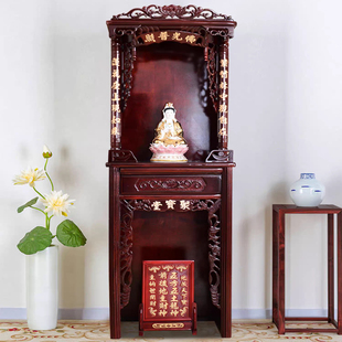 两层佛龛双层神台柜佛柜家用神龛财神供位祖先供奉台观音坐台神柜