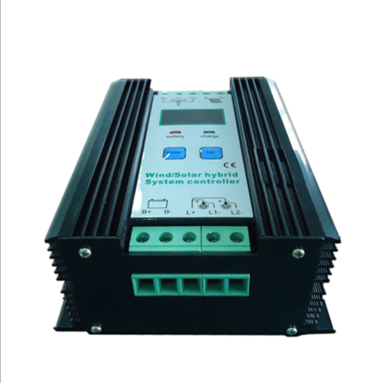 液晶显示风机12V24V300-500-600W+太阳能400W风光互补控制器1000W