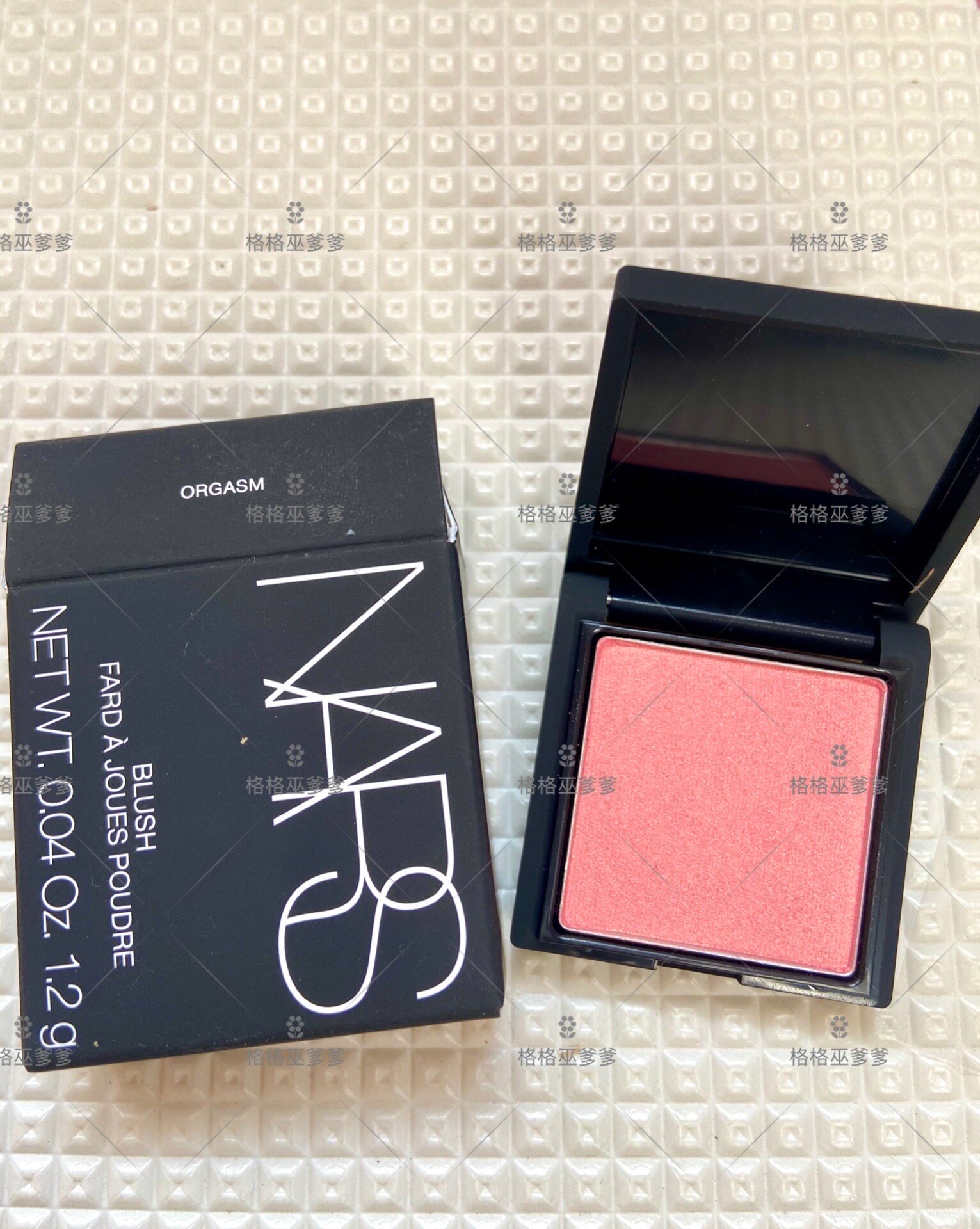 美国nars高潮oragsm腮红中样3.5g迷你1.2g稀有小样便携现货包邮