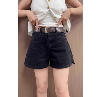 牛仔短裤 新款 美式 女2025夏季 胖mm高腰显瘦阔腿A字版 型百搭热裤