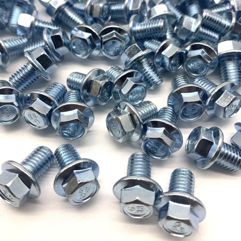 8&times;12法兰螺丝电动车简易款自行车大支架大撑螺丝后刹车卡钳螺丝