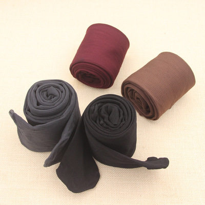 日本抽条纯色提臀瘦腿打底袜