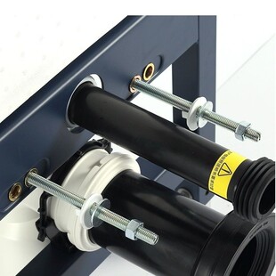 瑞尔特壁挂隐藏式水箱墙排后排马桶固定杆螺丝杆螺丝帽组加长杆