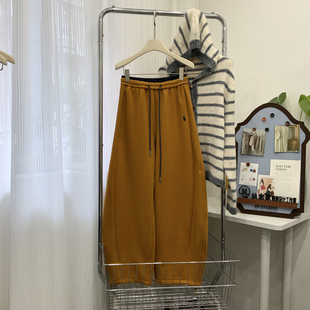 2025冬季新款美式小马刺绣束脚裤宽松运动休闲裤加绒卫裤