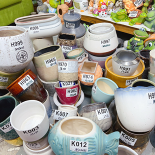 【HK一区】孤品一物一拍外贸出口花瓶花盆样品间家具摆件装饰绿植