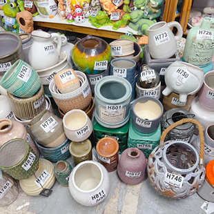 【F四区】孤品一物一拍外贸出口花瓶花盆样品间家具摆件装饰绿植