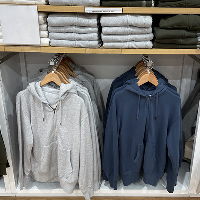 试衣间春秋季男女装连帽运动开衫长袖卫衣夹克外套469928/475380