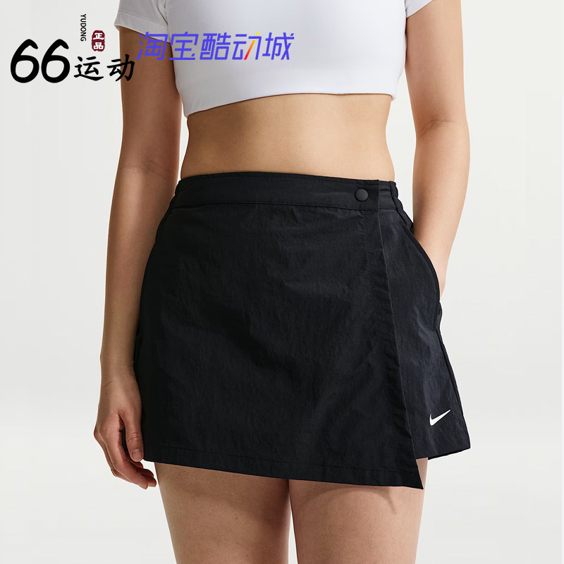 耐克女子宽松中腰运动短裤