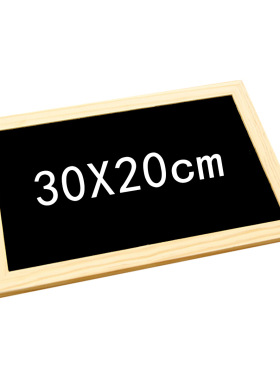 单面黑板创意门挂写字木框小画板摆件木质工艺品家居装饰欢迎