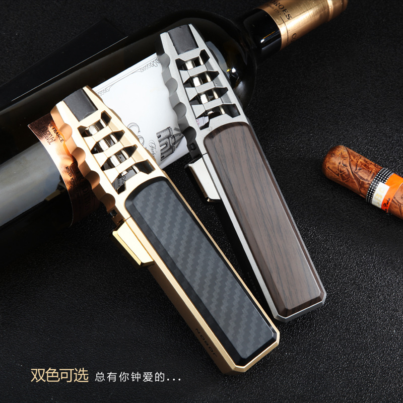 中邦588气体打火机 长条笔式厨用创意强力直冲蓝焰雪茄防风