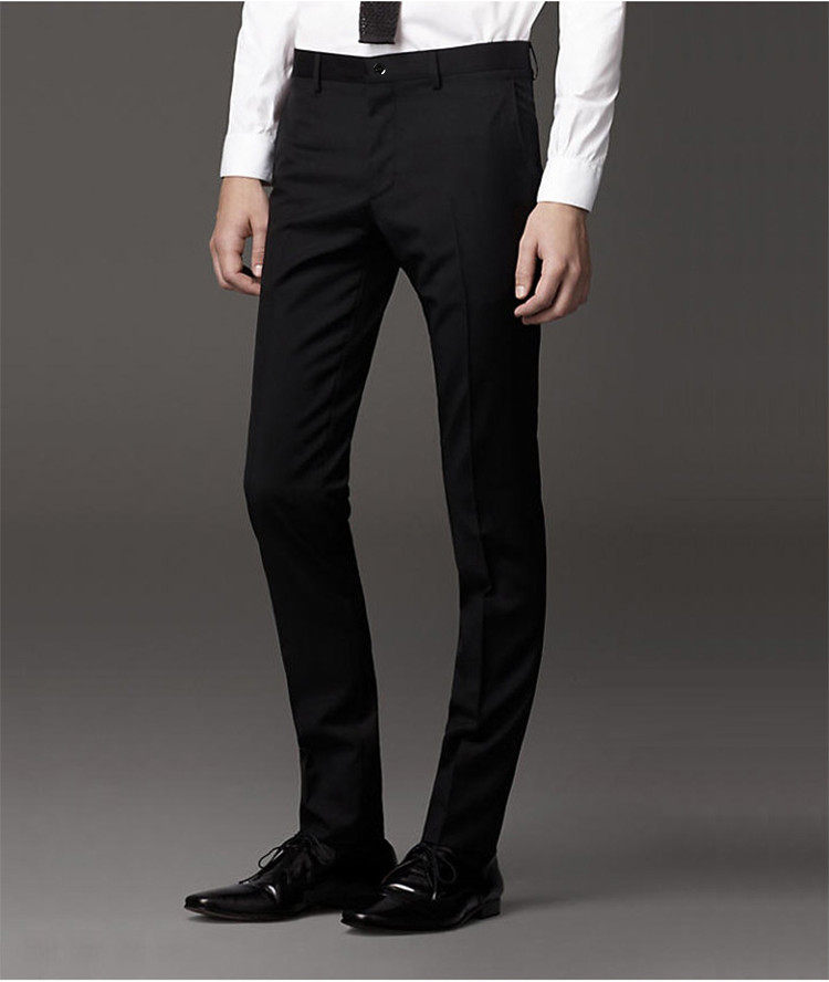 Pantalon serré pour jeunesse en laine - Ref 1470693 Image 3