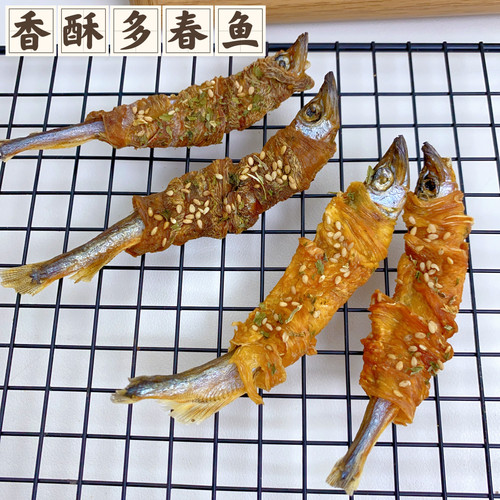 包邮 奥莉麻麻手工宠物零食香酥多春鱼互动奖励泰迪比熊补充营养