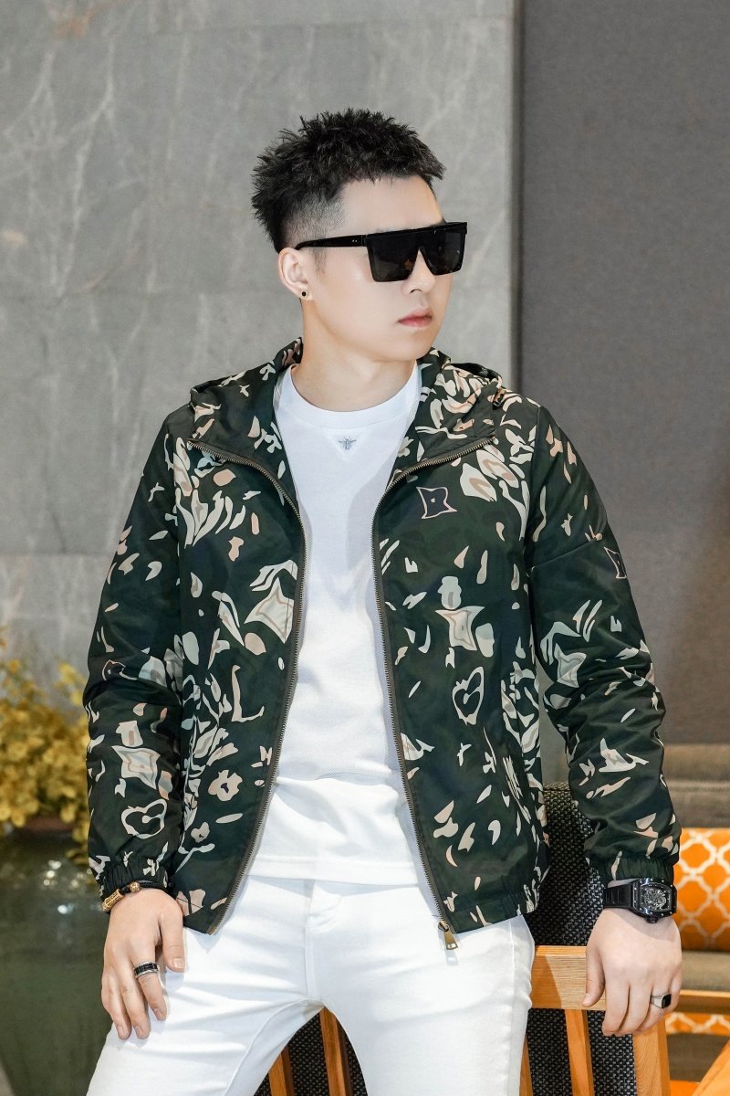 2026年新款连帽休闲夹克钱塘3019-JK9307P140真模商标已注册,男装夹克,电商A023