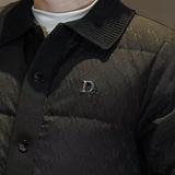 Y88656P3202025高端冬季90%白鸭绒翻领提花羽绒服真模365，男装羽绒服，电商A023