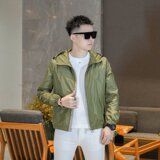 2026年新款连帽休闲夹克钱塘3019-JK9288P145真模，男装夹克，电商A023