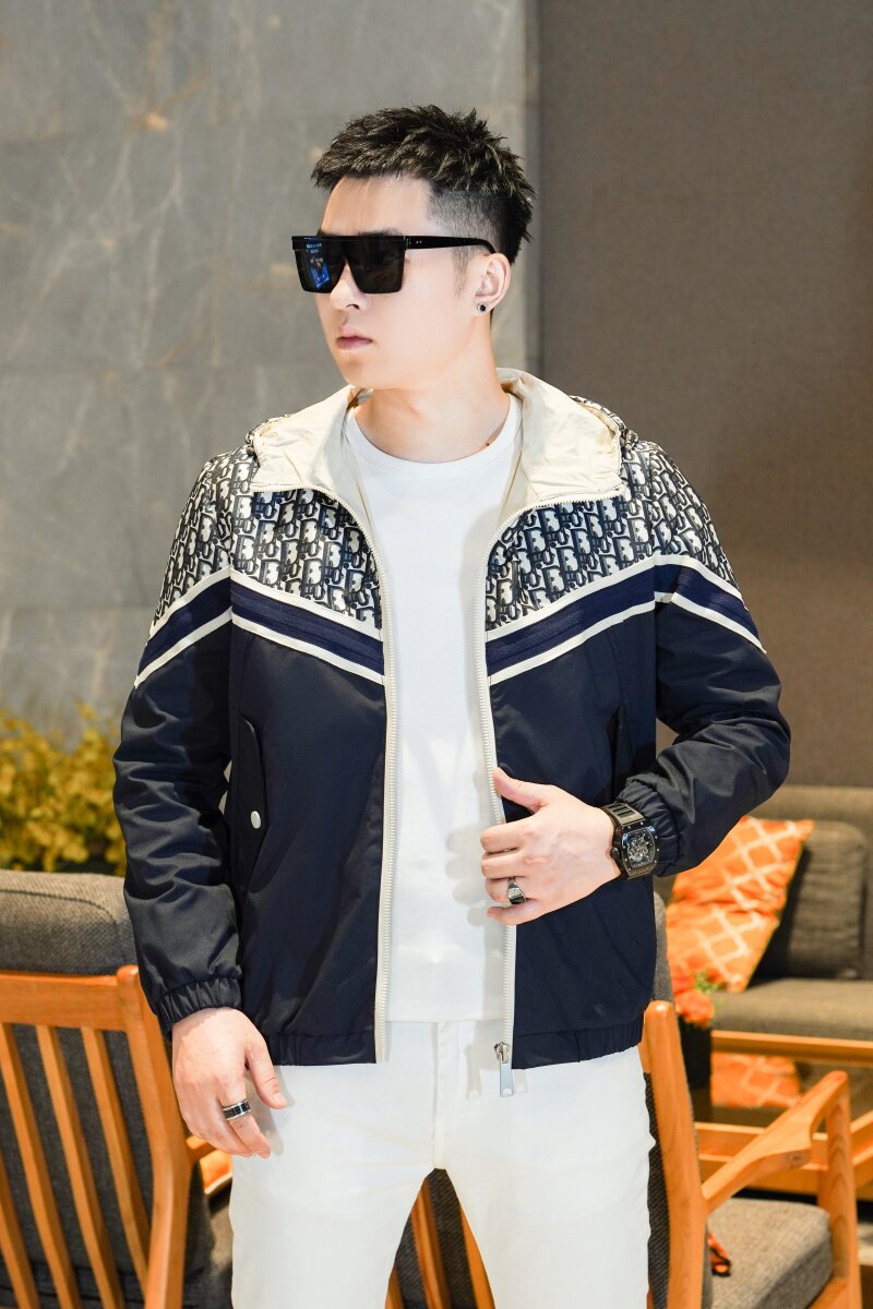 2026年新款印花连帽休闲夹克JK9272P155真模,男装夹克,电商A023