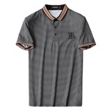 2024年新款短袖POLO衫钱塘30192027P65平铺，男装Polo衫，电商A023