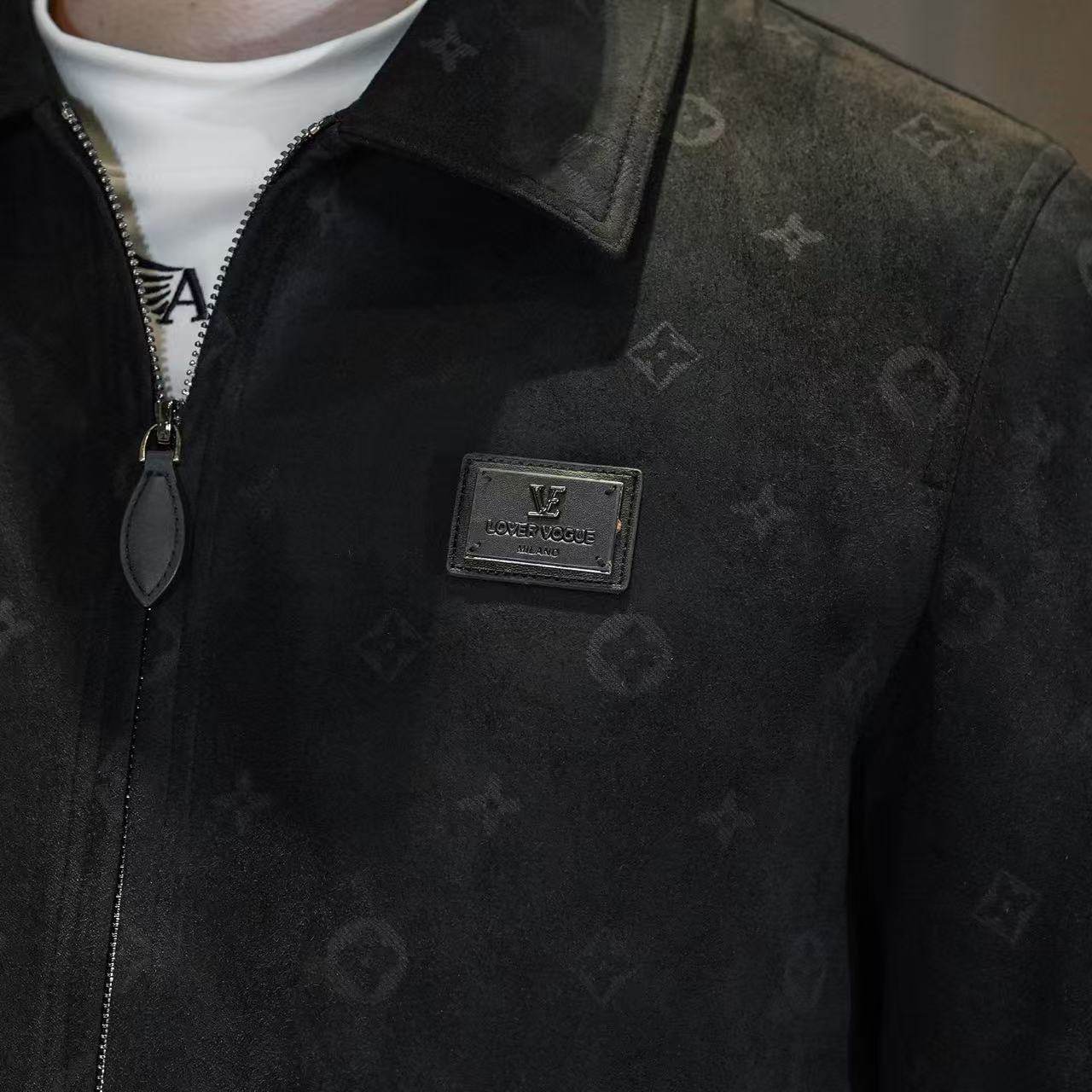 Y88655P3202025高端冬季90%白鸭绒翻领鸡皮绒羽绒服沙发控365,男装羽绒服,电商A023