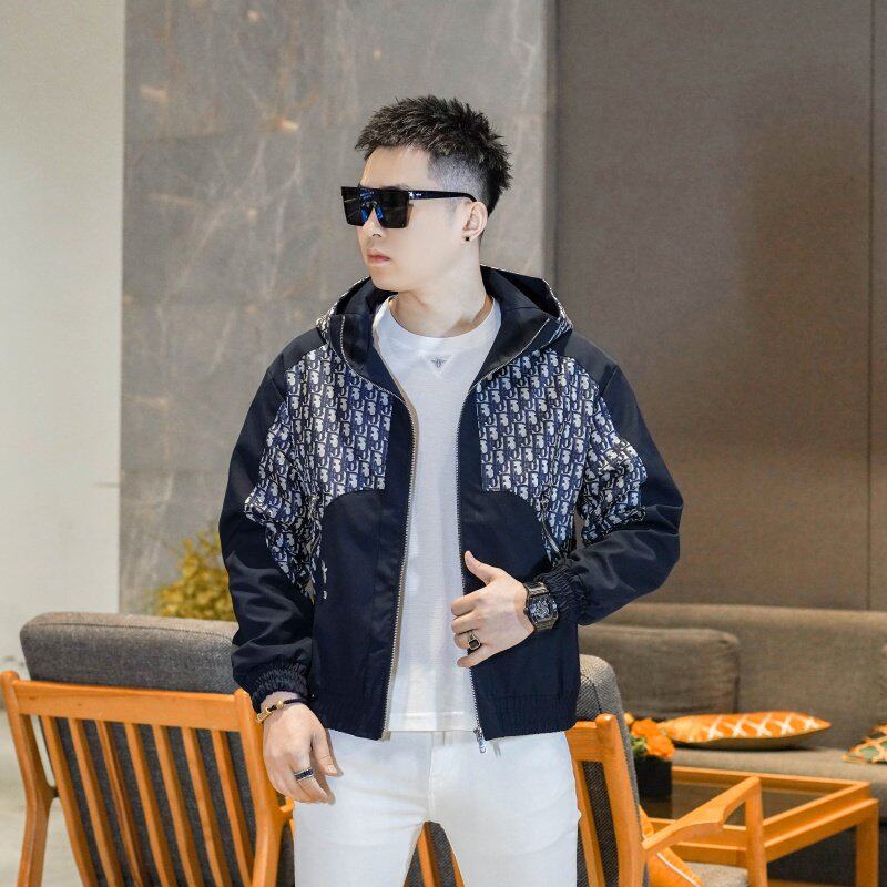 2026年新款连帽休闲夹克钱塘3019-JK9297P155真模,男装夹克,电商A023