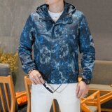 2026年新款连帽休闲夹克钱塘3019-JK9303P140真模商标已注册，男装夹克，电商A023