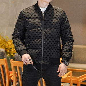 Y9887 P290 2025高端冬季90%白鸭绒圆领植绒羽绒服 真模图片