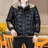 Y9826P3102025高端冬季90%白鸭绒暗花立领羽绒服真模355，男装羽绒服，电商A023