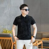 2026年新款短袖POLO衫钱塘3019PL3109P75真模，男装T恤，电商A023