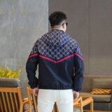 2026年新款连帽休闲夹克钱塘3019-JK9296P155真模商标已注册，男装夹克，电商A023