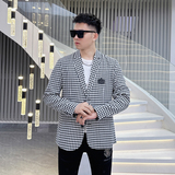 2026年男士大码西服高端便西钱塘3019X6680P175真模深卡其色，男装西服，电商A023