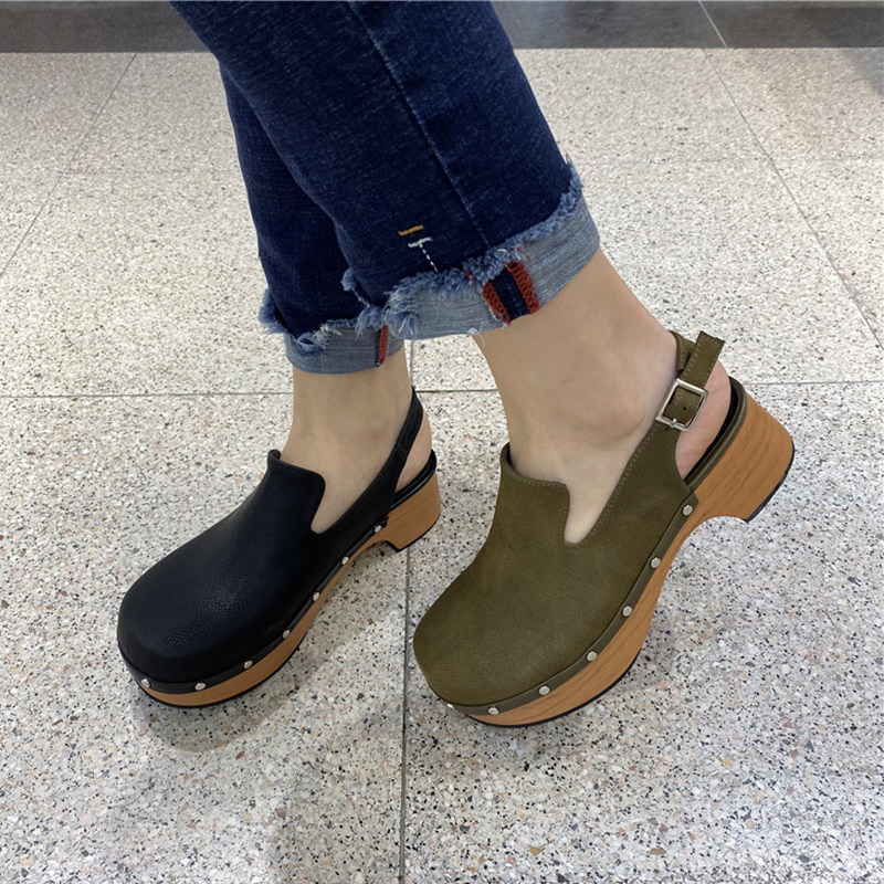 春夏2022圆头一字防水台